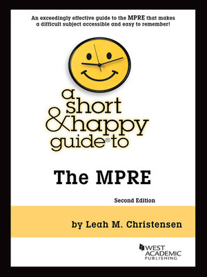 cover image of A Short & Happy Guide to the MPRE